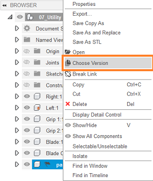 milestones choose version