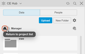 return to project list