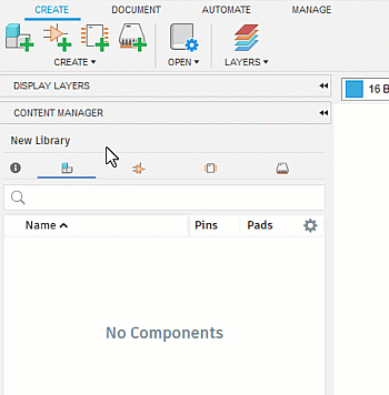 New library elements