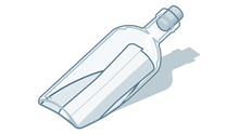 message in a bottle image
