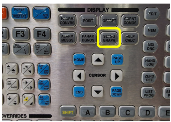 haas classic controller setng graph button