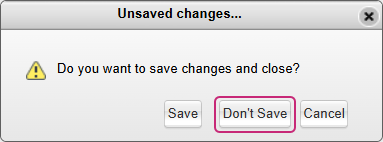CO do not save
