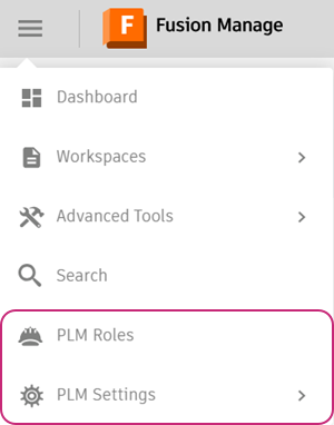 admin navigation