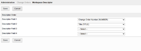 workspace descriptor