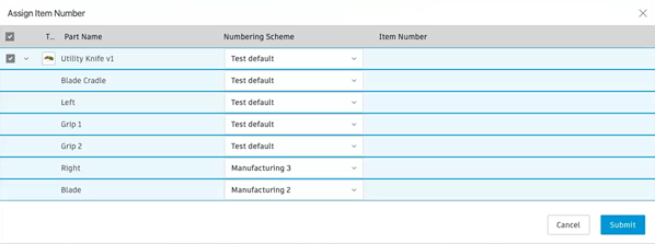assign dialog