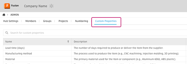 Custom Properties