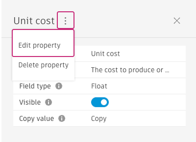 edit property