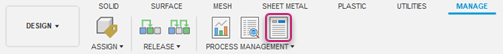 manage toolbar