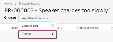submit workflow action