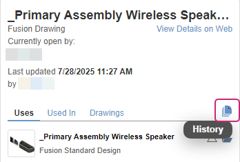 wireless speaker drawing click history