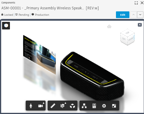 change order click view model in preview