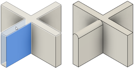 full round fillet selection example