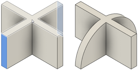 full round fillet selection example