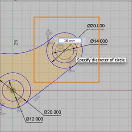 sketch new circle profile