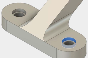 select counterbore hole face