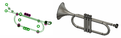 modeling a trumpet