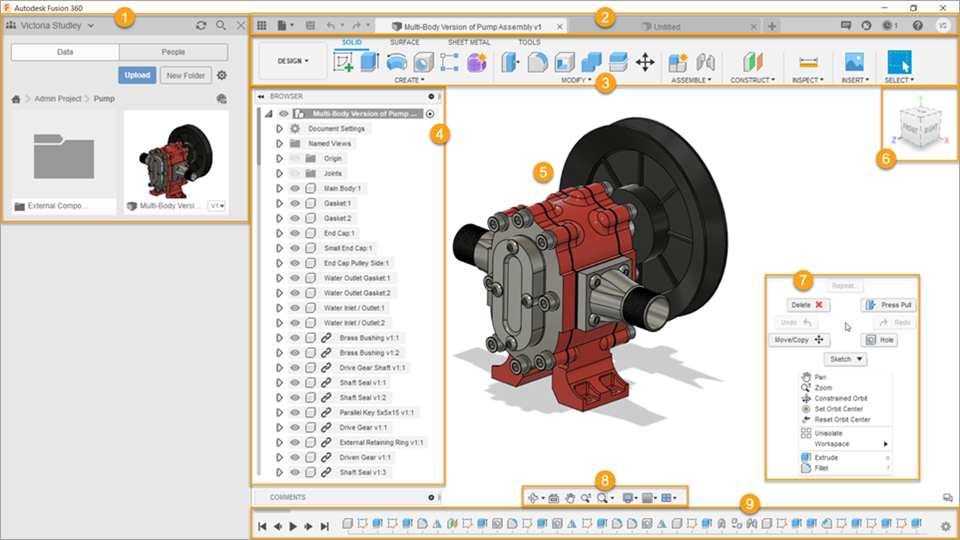 fusion 360 self paced learning files