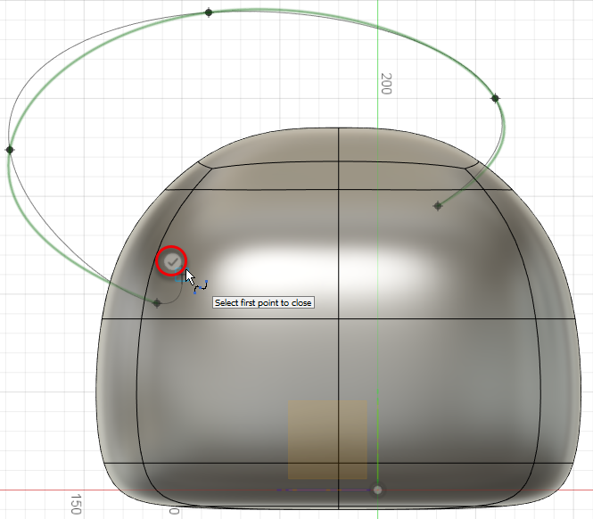 spline points