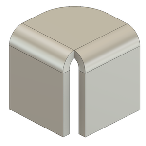 corner relief shape example - tear
