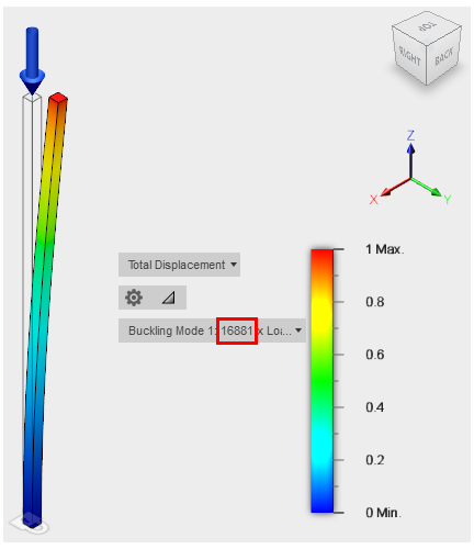 buckling results diagram