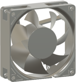 modeled fan