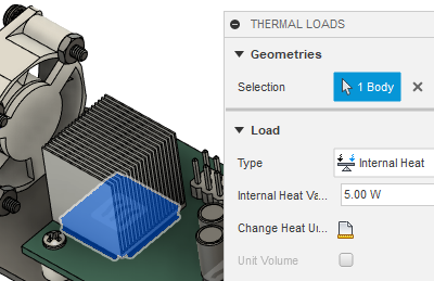 internal heat load