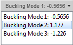 structural buckling example - positive