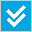 blue double check icon