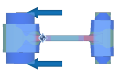 center of mass glyph