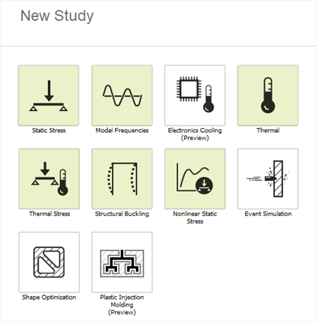 studies to ansys