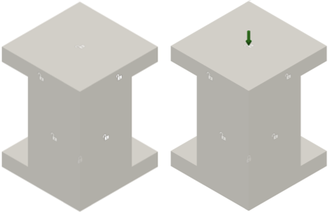 model with and without prescribed translation