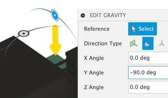 gravity direction