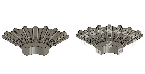 brake rotor with and without constraints