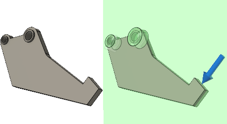 model before and after constraints