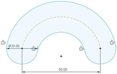 3 point arc slot example