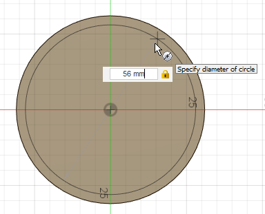 sketch a circle