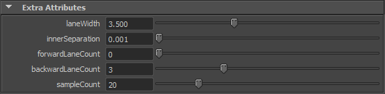 Curves Extra Attributes added by Traffic
Locator