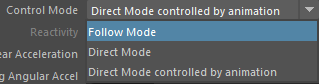 Locomotion Behavior Control Modes