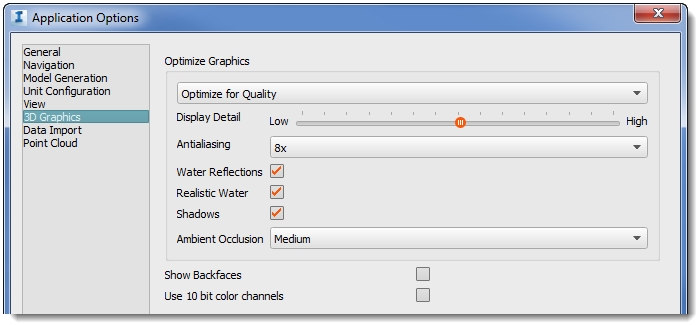 application options