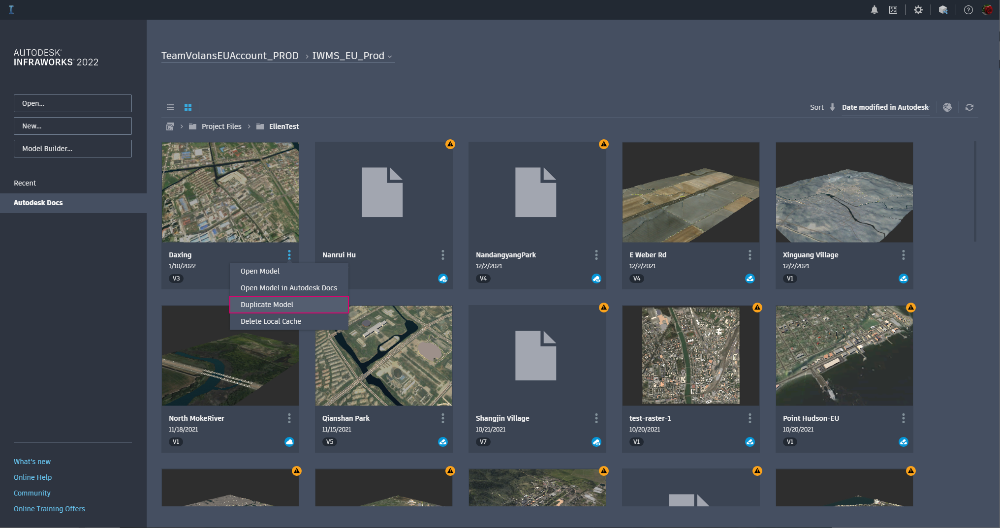 home duplicate docs