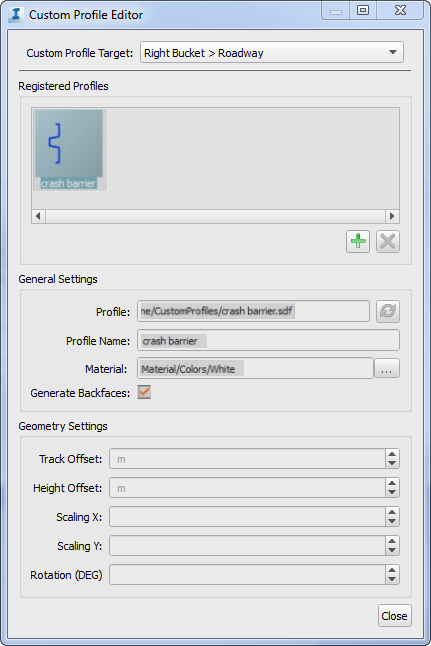 custom profile editor