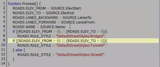 import script