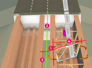 Cross frame offset dimensions