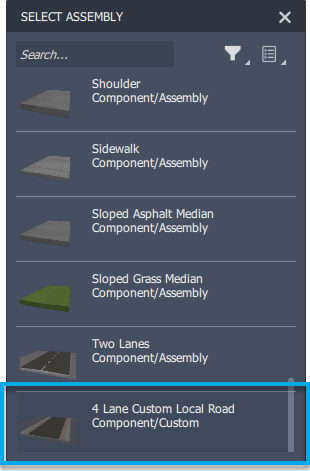 Select Custom Assembly
