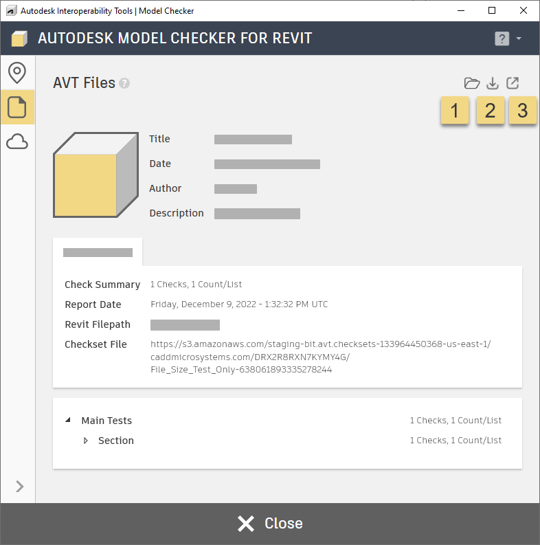 Model Checker AVT File Open