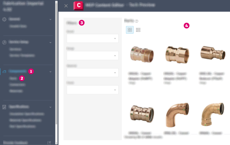 MEP Content Editor Parts