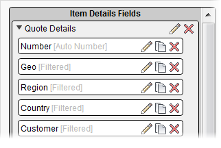 Picklist filter choices defined