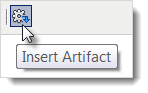 Insert artifact button