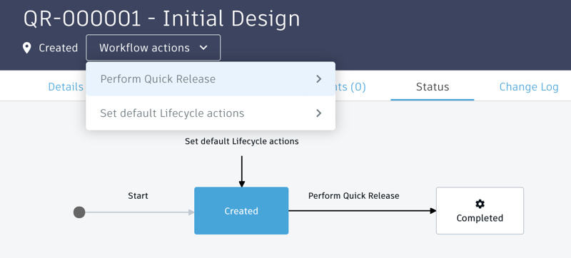 Perform Quick Releases