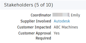 Stakeholders